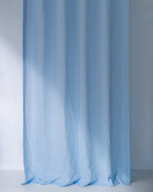 Baby Blue Muslin Curtain | Color 60/69