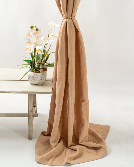 Beige Muslin Curtain | Color 38/69