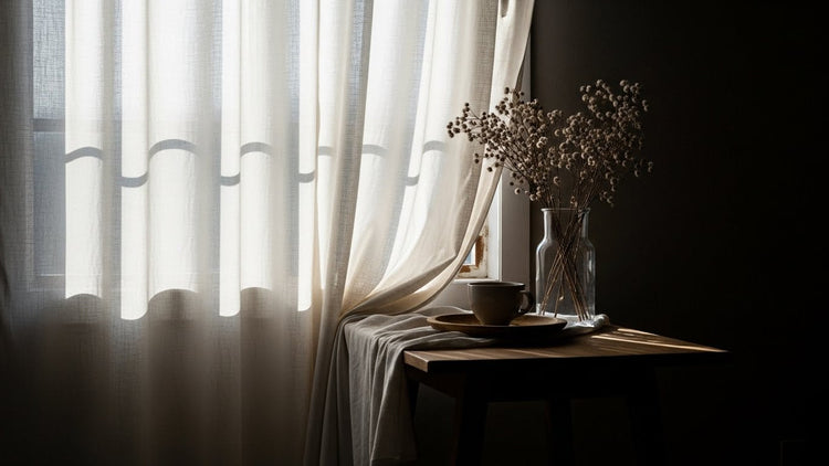 Linen Cotton Blend Curtains