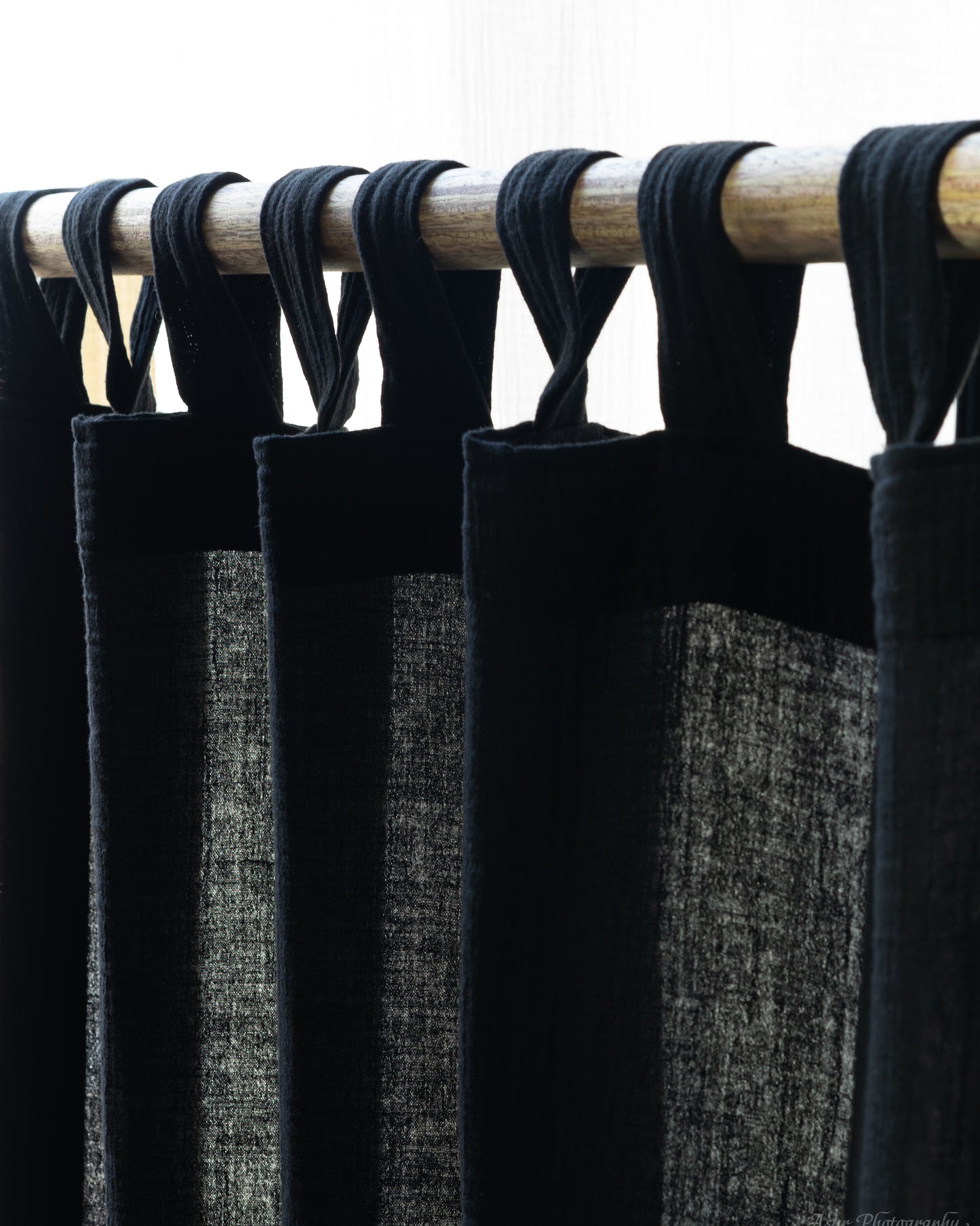 Black Muslin Curtain | Color 69/69