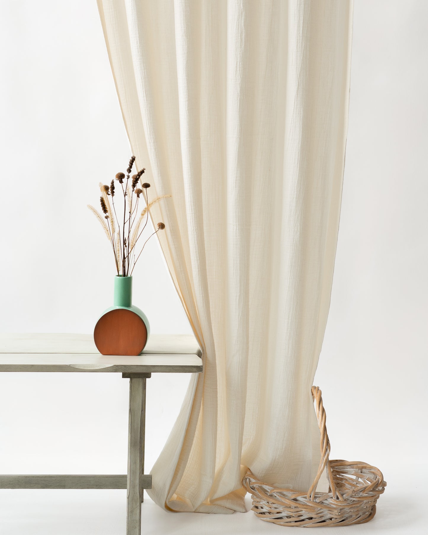 Ecru Muslin Curtain | Color 03/69