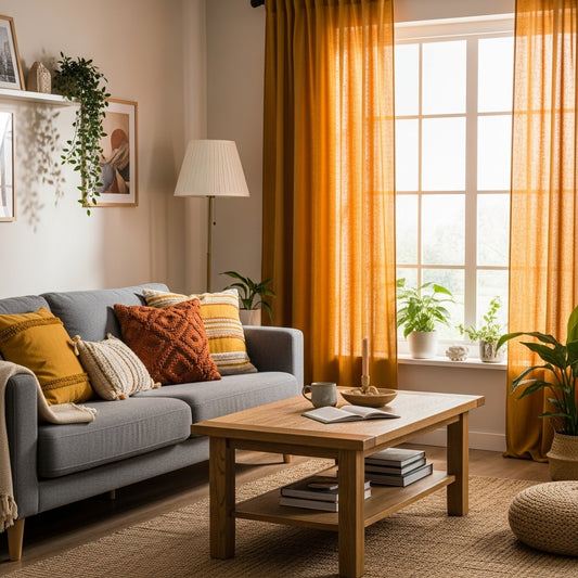 4 Layer Muslin Curtain | Yellow