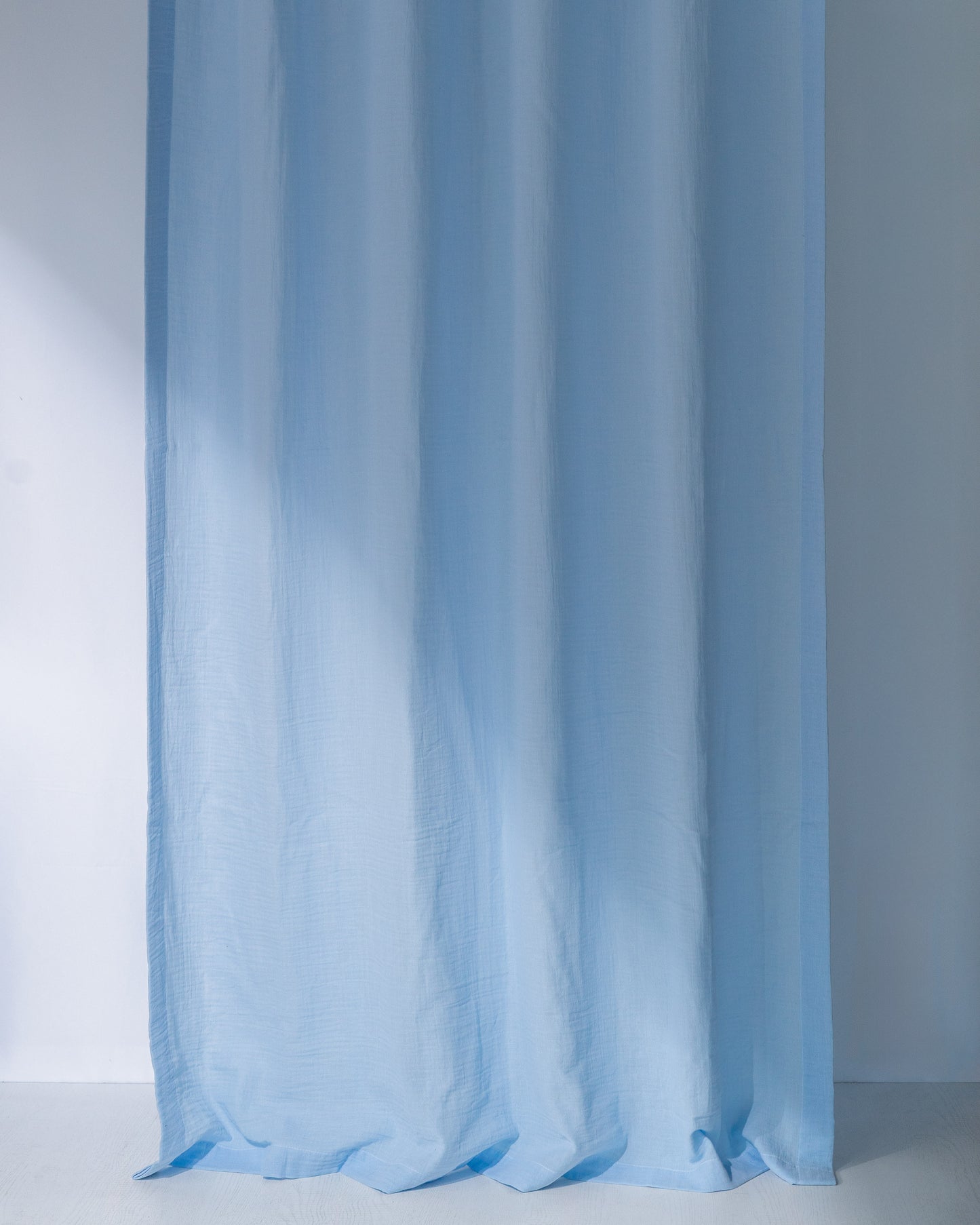 Baby Blue Muslin Curtain | Color 60/69