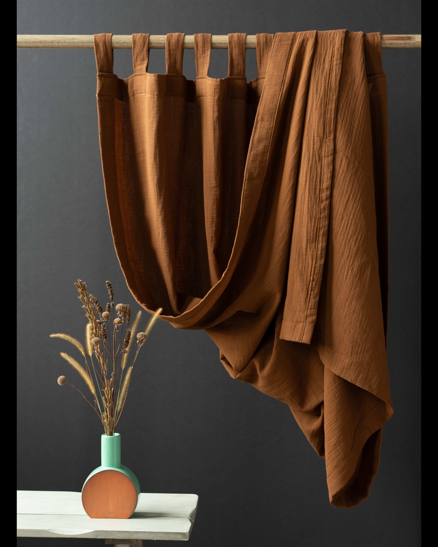 Brown Muslin Curtain | Color 40/69