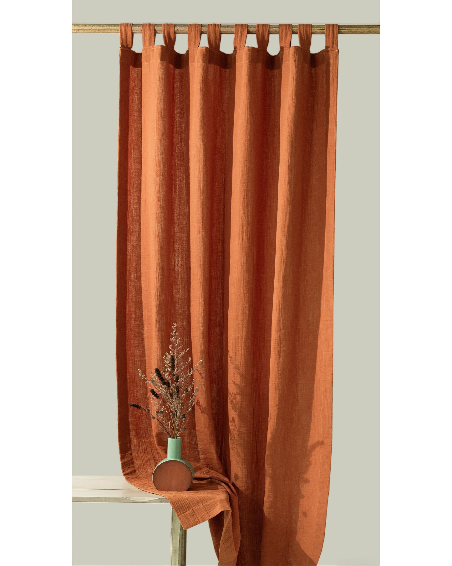 Cinnamon Muslin Curtain | Color 33/69