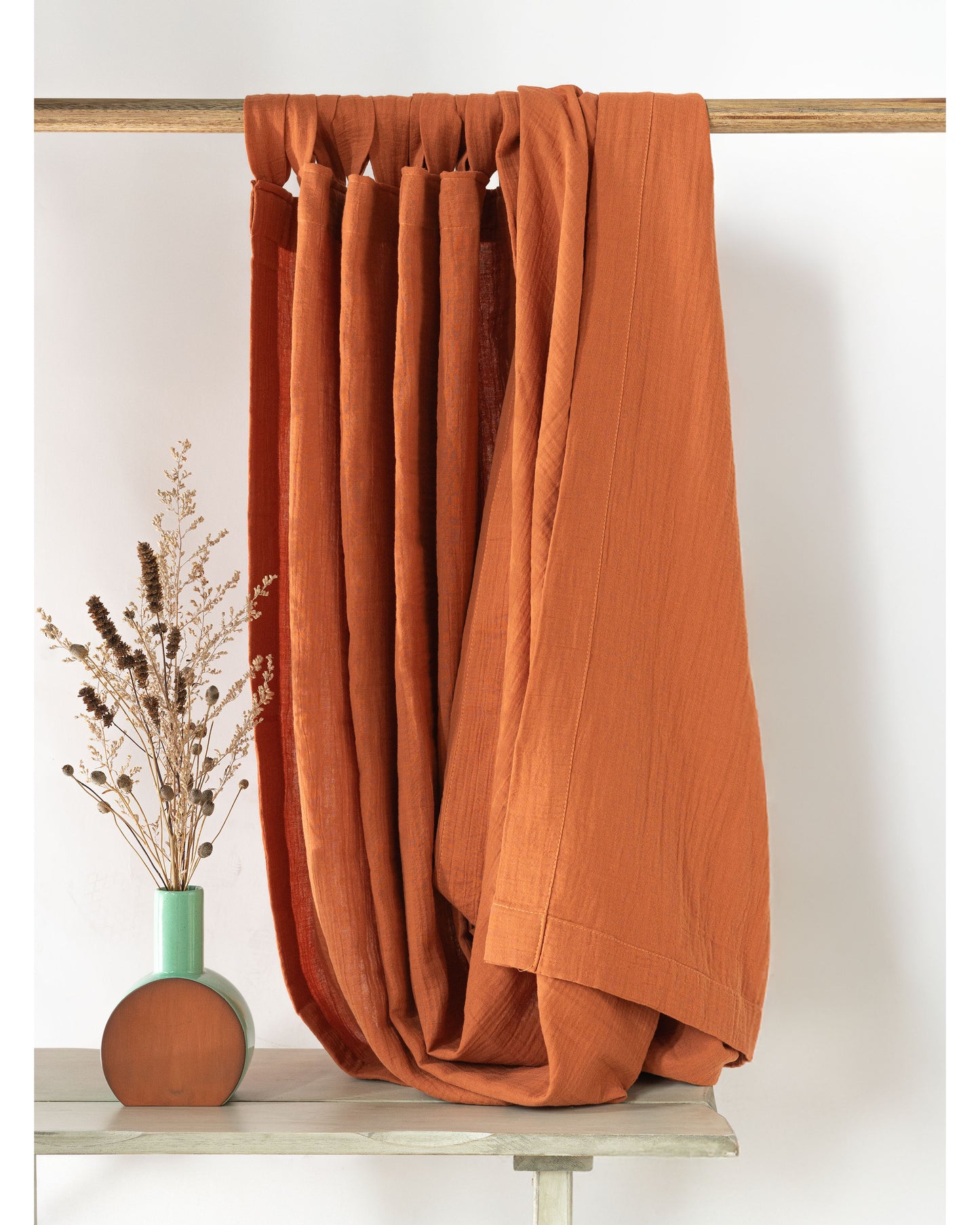 Cinnamon Muslin Curtain | Color 33/69