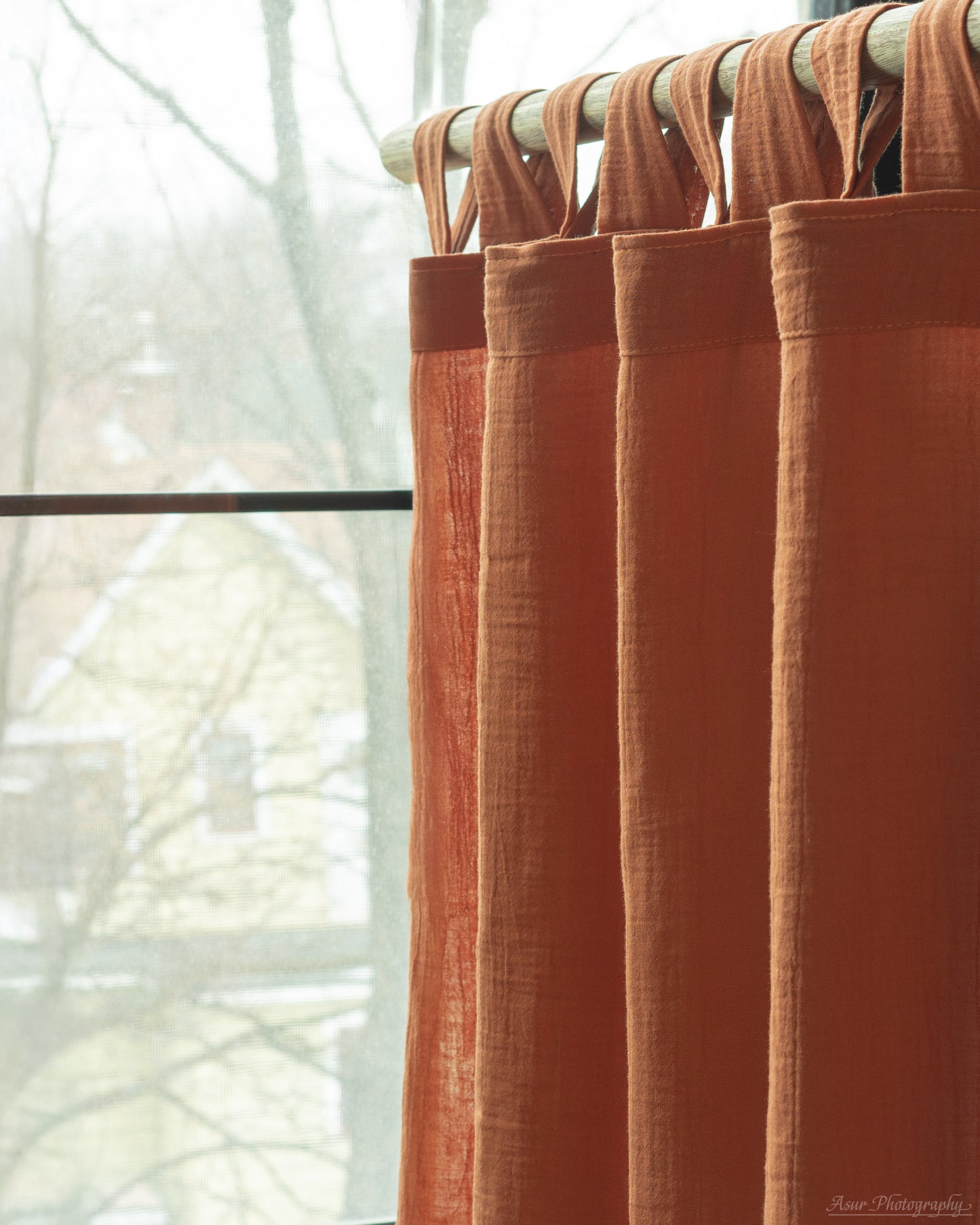 Cinnamon Muslin Curtain | Color 33/69