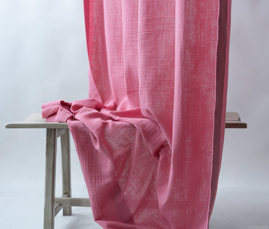 Rose Pink Muslin Curtain | Color 13/69