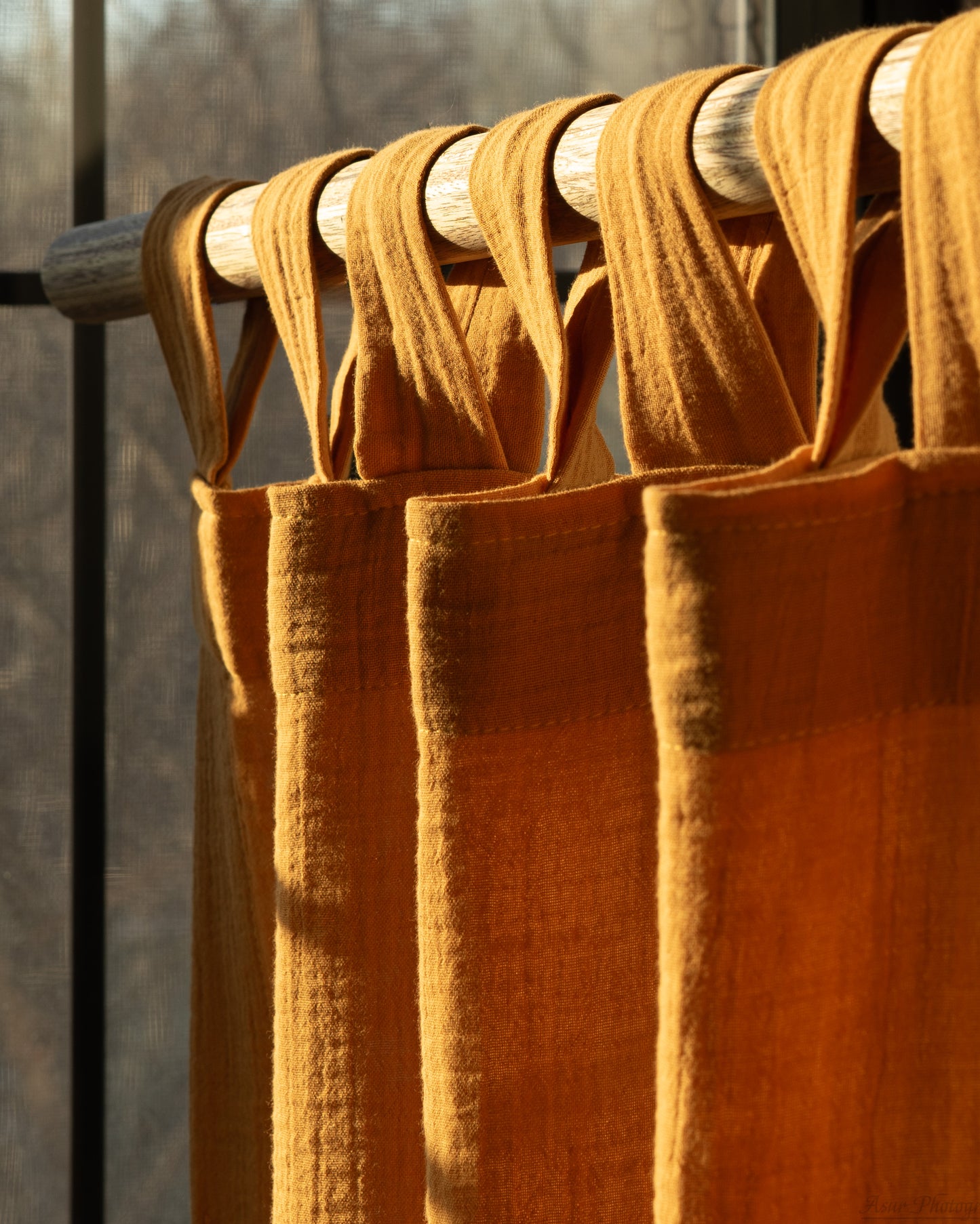 Caramel Muslin Curtain | Color 43/69