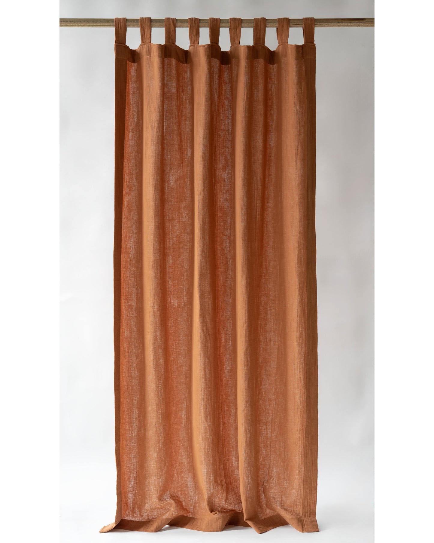 Terracotta Muslin Curtain | Color 36/69