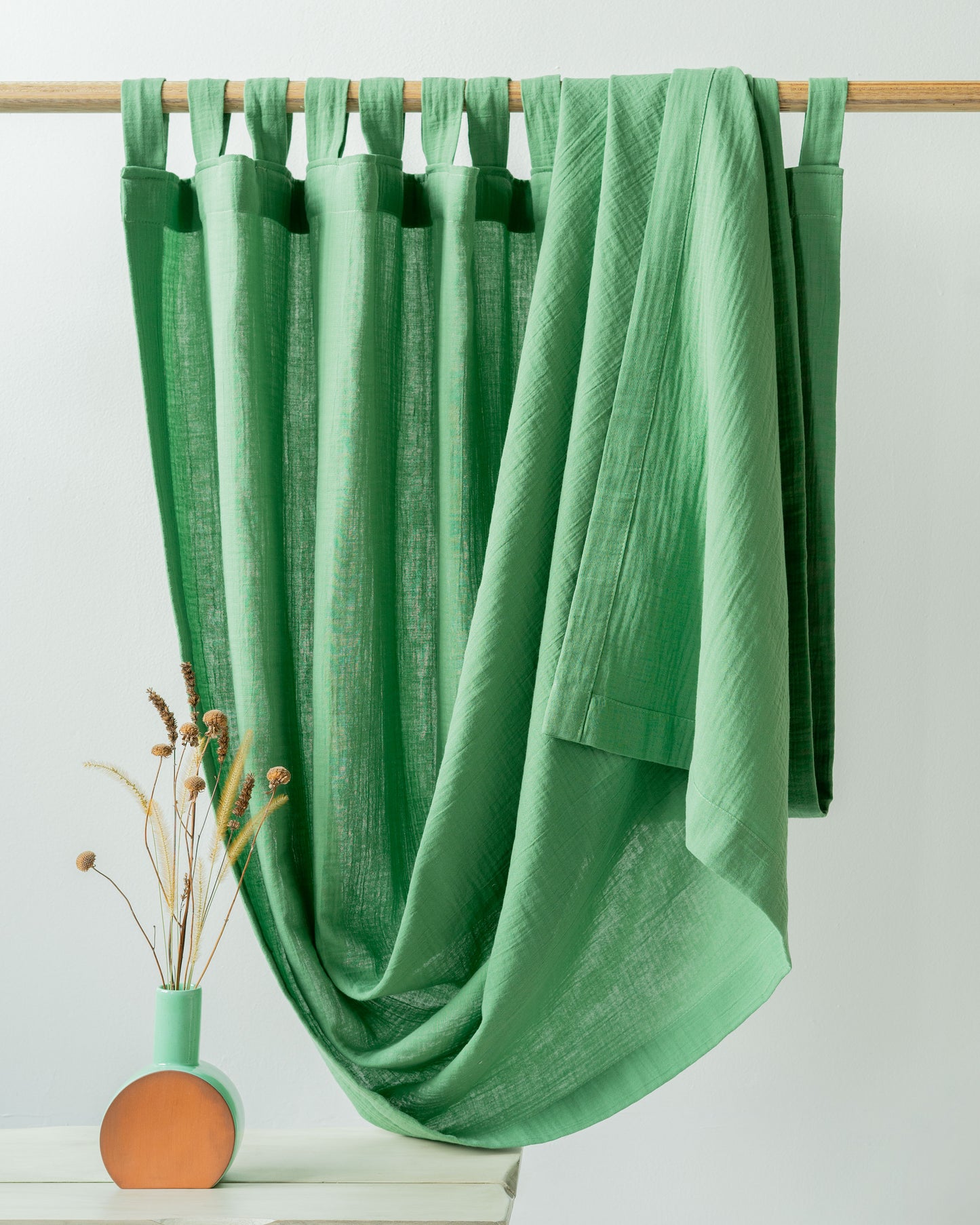 Green Muslin Curtain | Color 52/69
