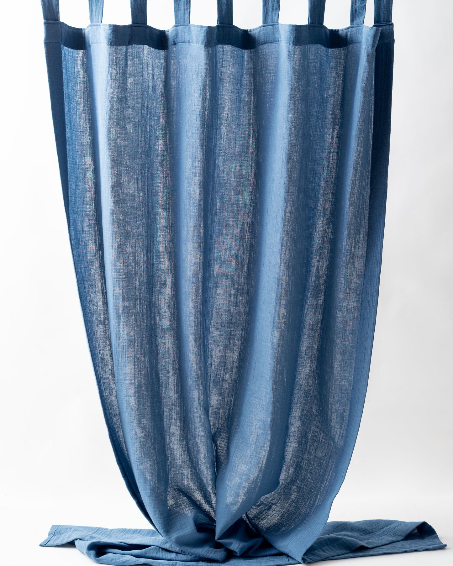 Denim Blue Muslin Curtain | Color 63/69