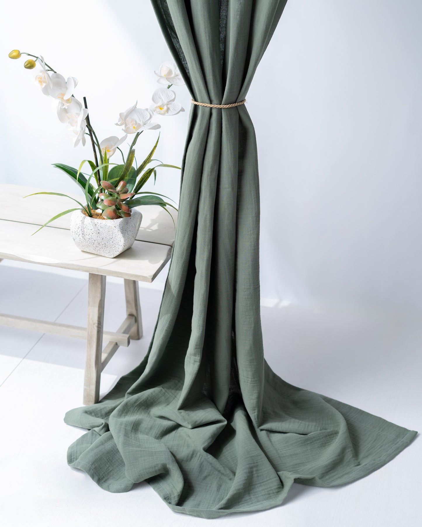 Brown Muslin Curtain | Color 40/69