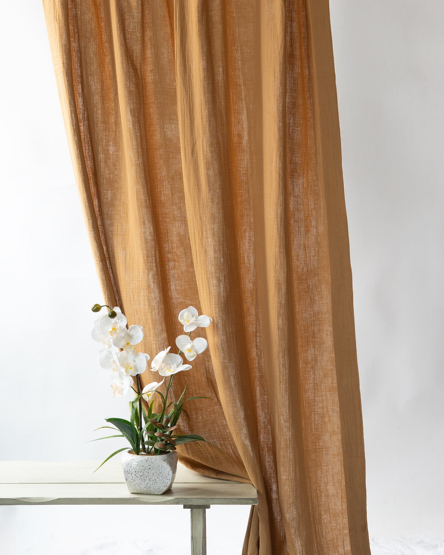 Camel Muslin Curtain | Color 39/69