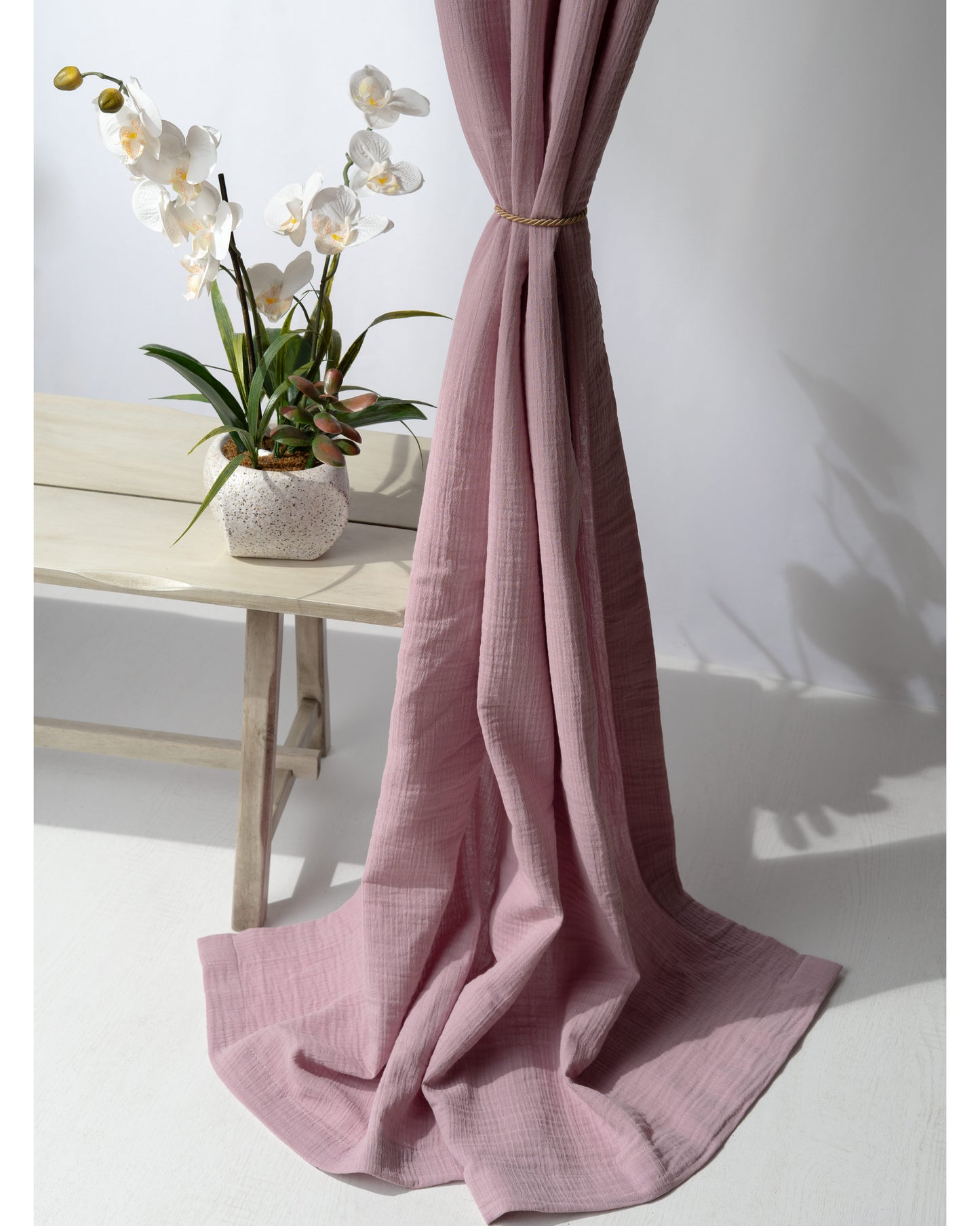 Lilac Muslin Curtain | Color 18/69