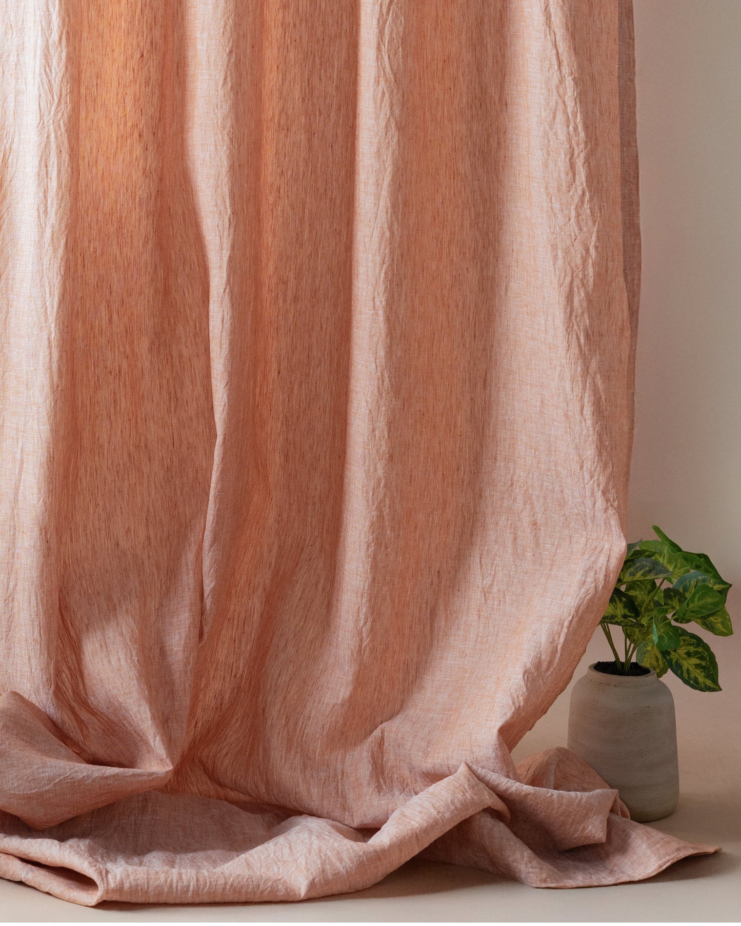 Spice Linen Curtain | Light Weight | Yarn Dyed