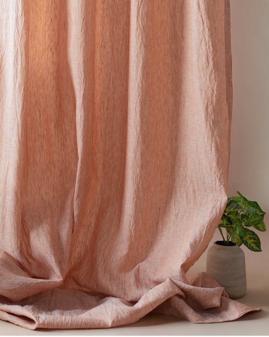 Spice Linen Curtain | Light Weight | Yarn Dyed