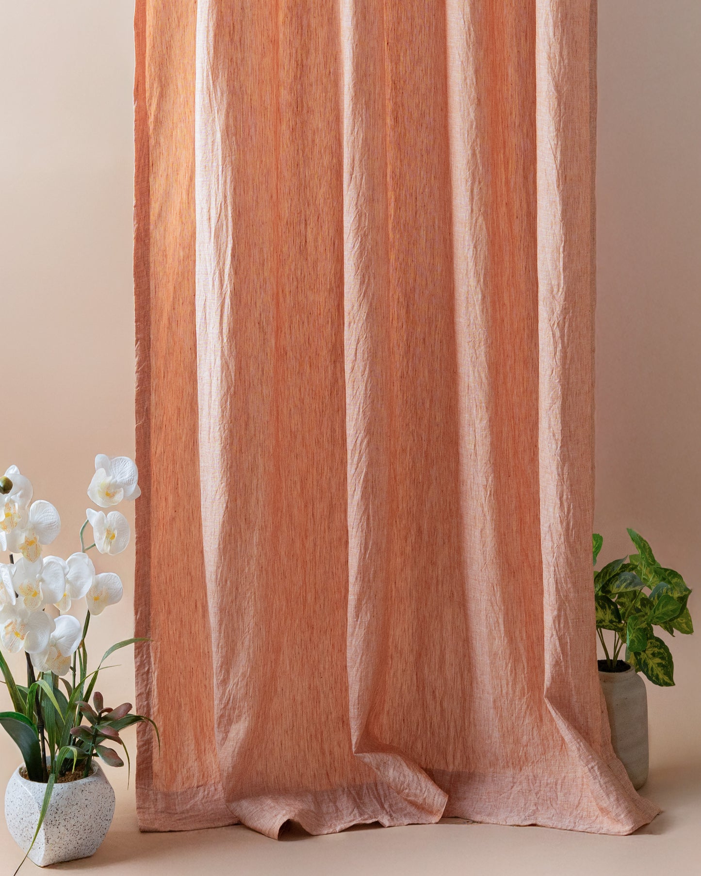 Spice Linen Curtain | Light Weight | Yarn Dyed