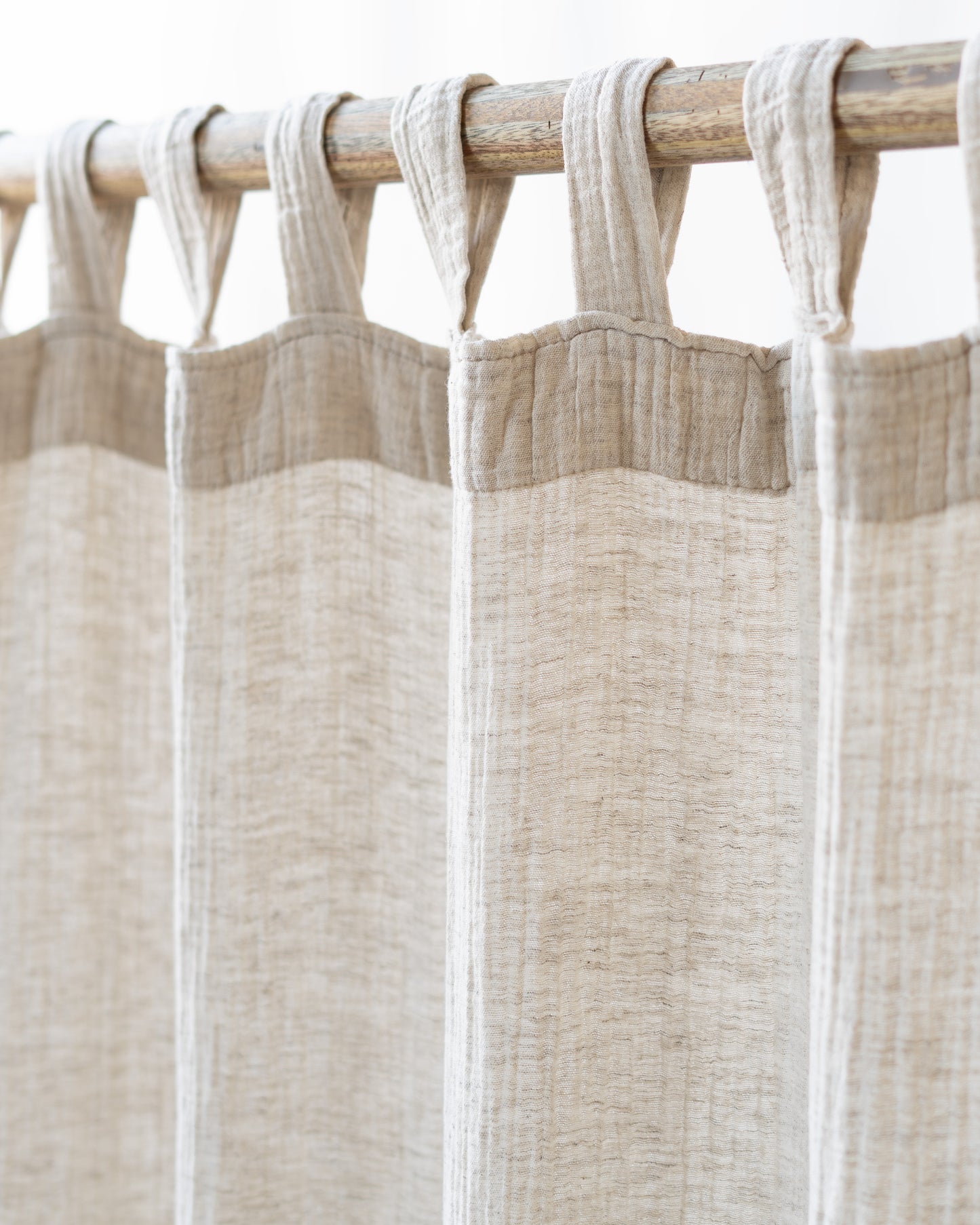 Undyed Cotton Hemp Blend Curtain