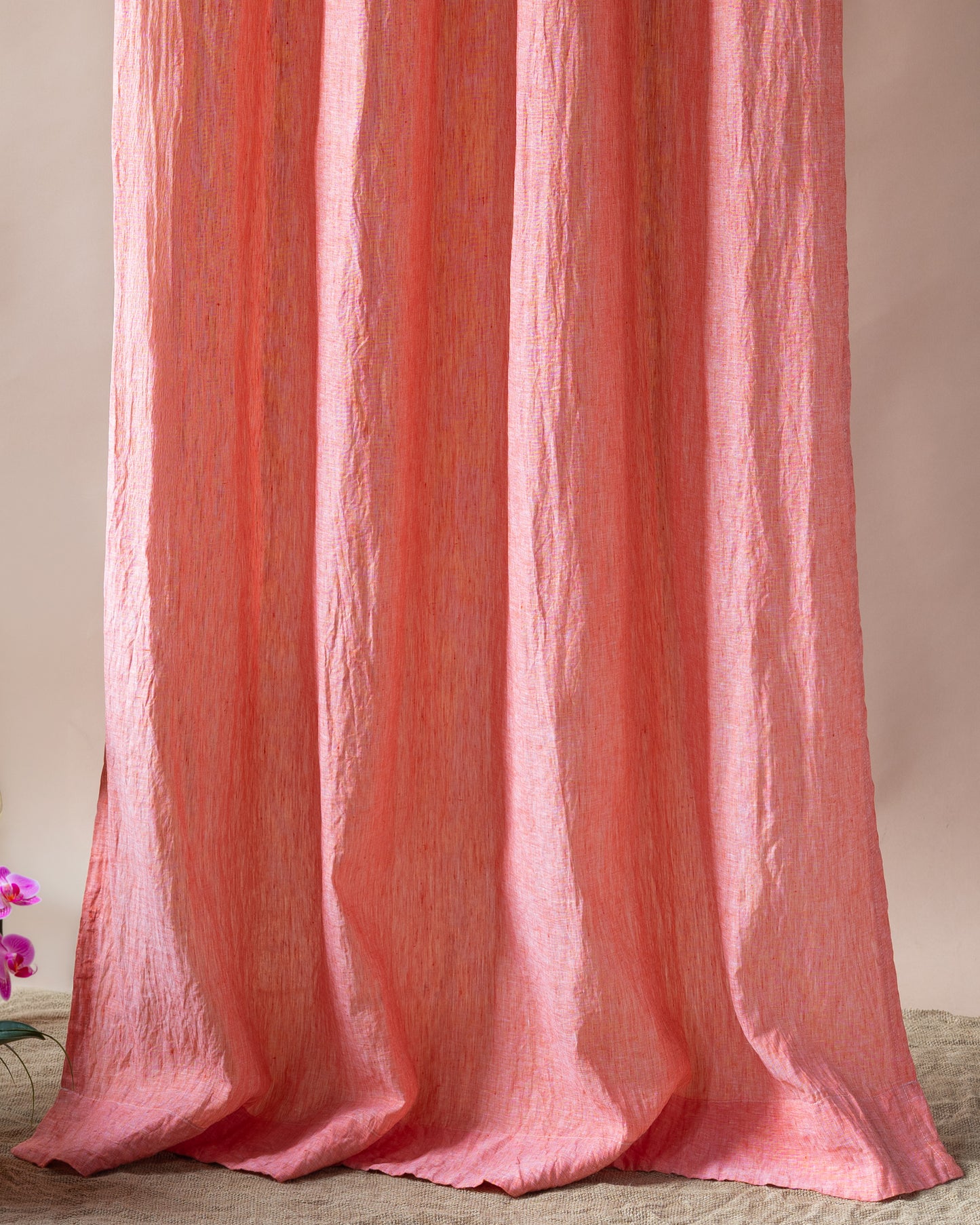 Flame Linen Curtain | Light Weight | Yarn Dyed