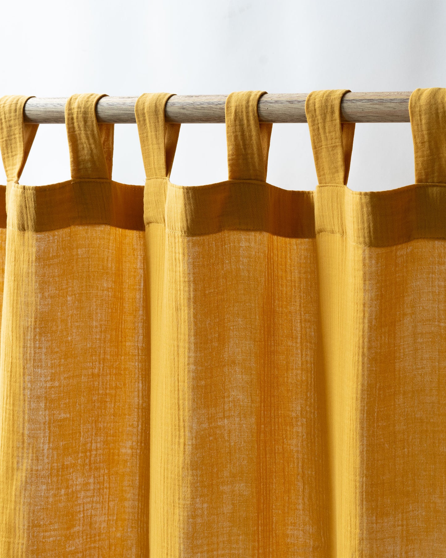 Mustard Yellow Muslin Curtains - 42/69