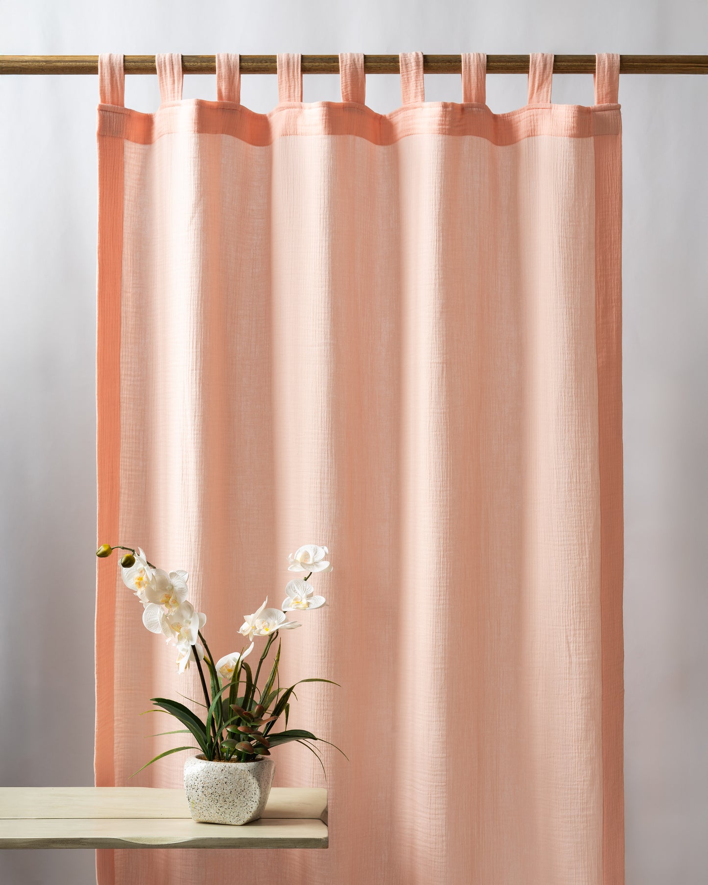 Powder Pink Muslin Curtain | Color 04/69