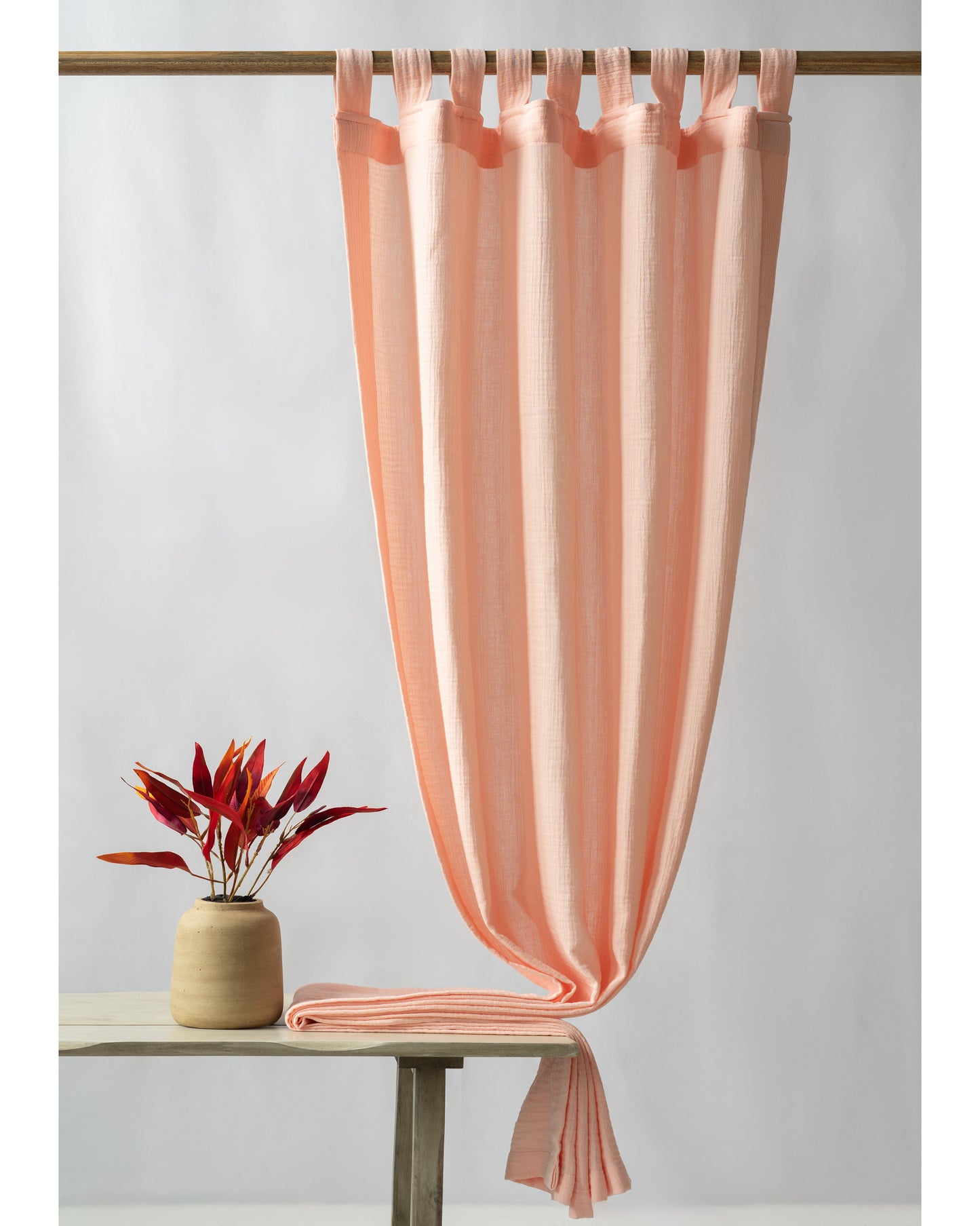 Powder Pink Muslin Curtain | Color 04/69