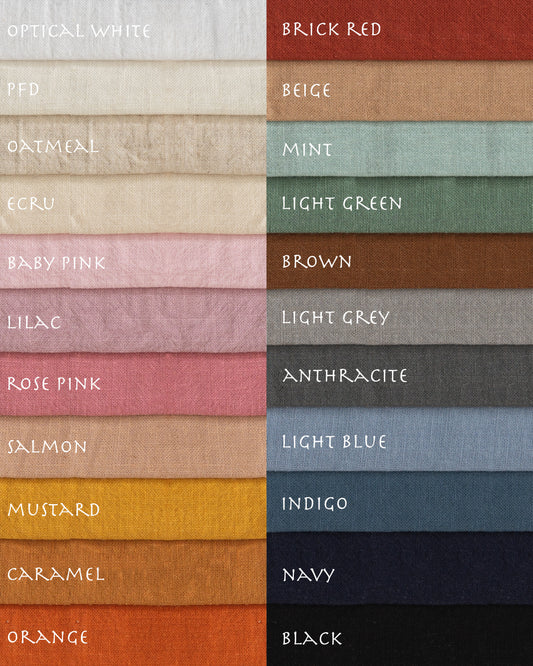Anthracite Cotton Linen Curtain