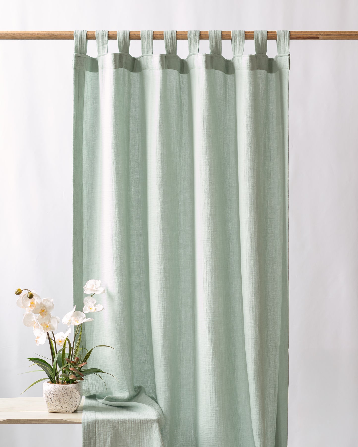 Mint Muslin Curtain | Color 49/69