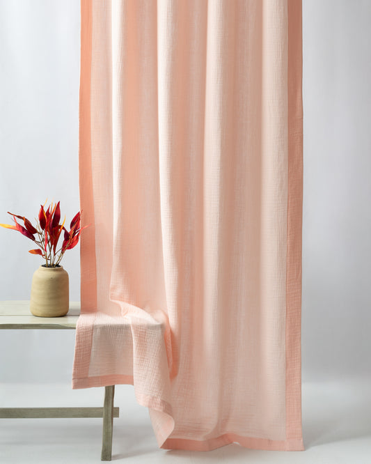 Powder Pink Muslin Curtain | Color 04/69