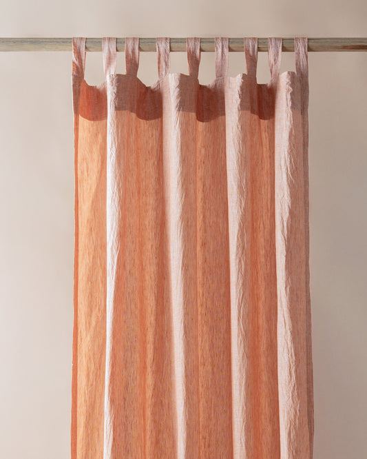 Spice Linen Curtain | Light Weight | Yarn Dyed