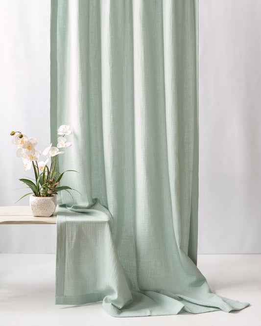 Mint Muslin Curtain | Color 49/69