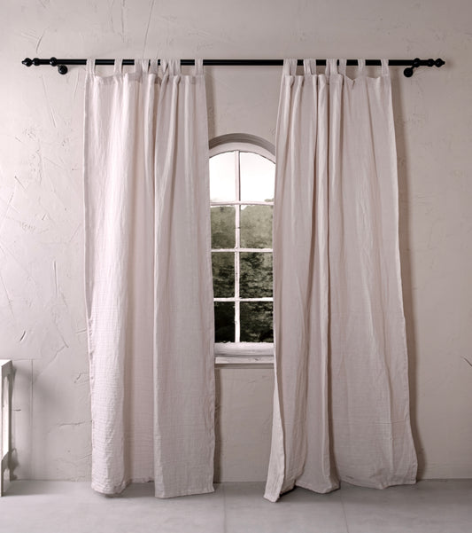 Off White Curtain, 54 Inches Width Curtain, OEKO-TEX® Certified, 100% Cotton