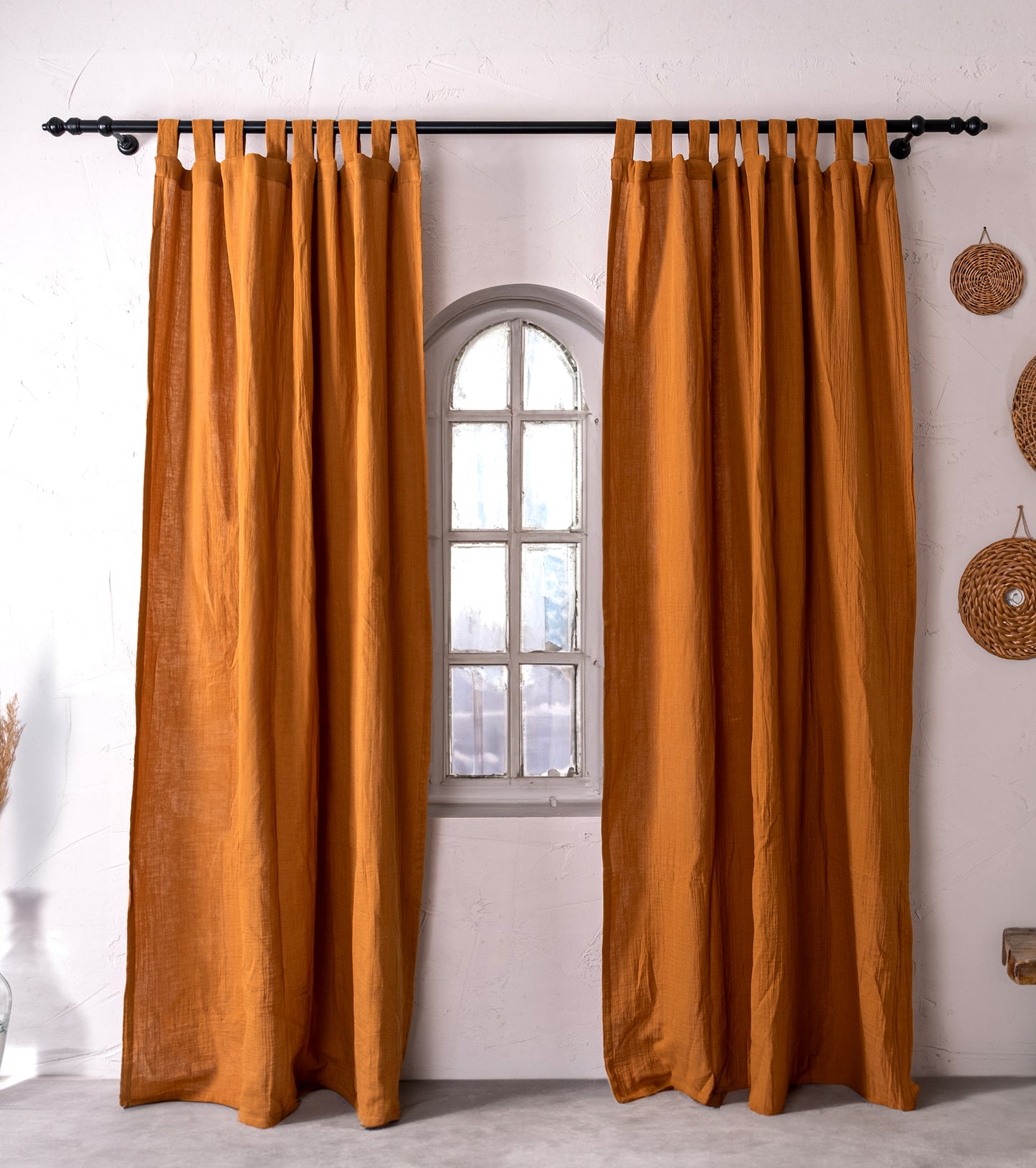 Terracotta Curtains, OEKO-TEX® Certified, 100% Cotton